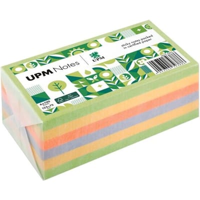 UPM sticky notes - Spring - 6 x 100 vel - 125x75mm - groen, geel, oranje, paars - IN-5855-76PG-6