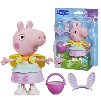 Hasbro Peppa Pig lente speelfiguur aankleden - Peppa verkleedset.