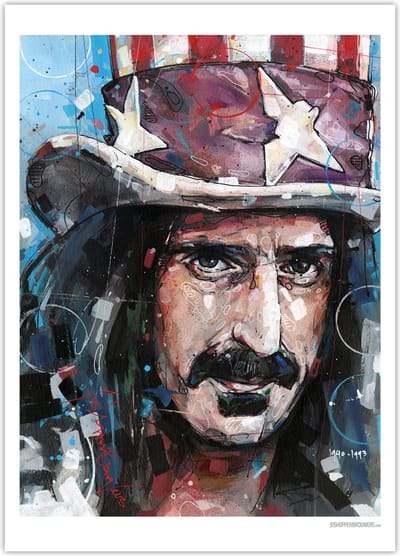 Frank Zappa poster 50x70 cm