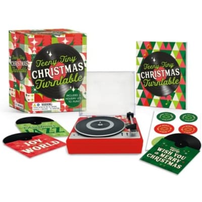 Teeny-Tiny Christmas Turntable: Includes 3 Holiday Lps To Play! [with Battery] - Rp Minis - Matt Shiverdecker