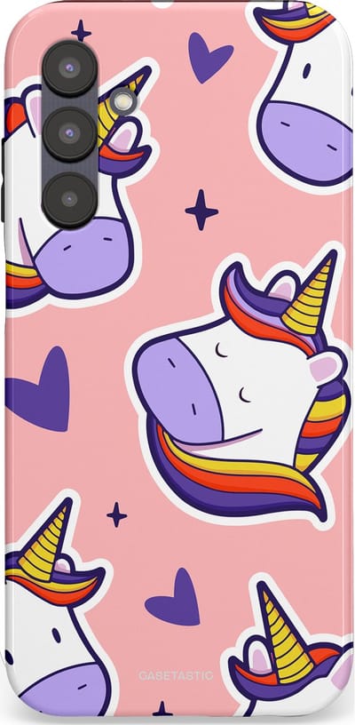 Casetastic Hoesje Geschikt voor Samsung A25 - Stijlvolle Beschermende Duo-layer Case - Unicornhart