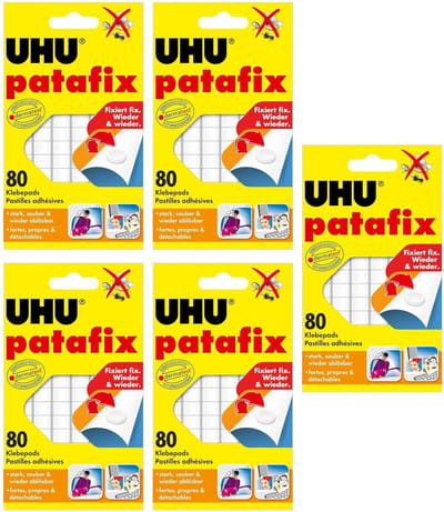 5 pakken verwijderbare kleefpads voor ophangen en bevestigen