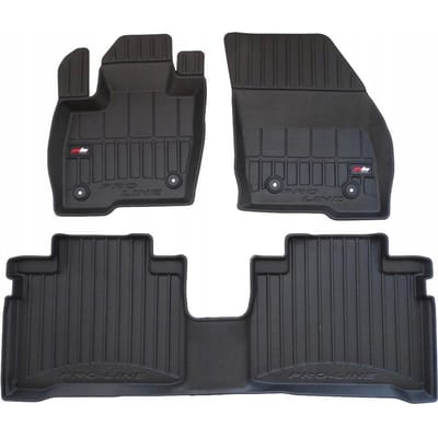 Frogum - 3D Pro-Line - Automatten Set - Geschikt voor FORD S-Max Mk2 2015-2023 - Hoge Rand 6cm - TPE Rubber