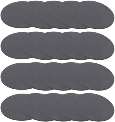 Rubber massieve schijven ringen, 20 stuks 55 mm ID x 1,5 mm dikke rubberen ronde pakking pad bussen spacer ring voor doe-het-zelf pakking ambacht, zwart
