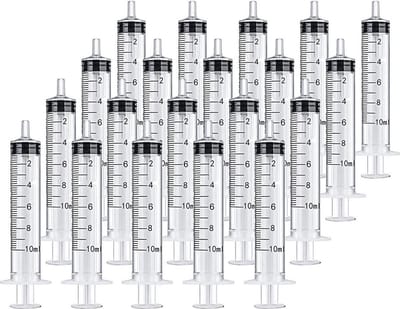 Spuit - Spuiten - Injectiespuit - Doseerspuit - Injectiespuit Zonder Naald - 10ml - 20 Stuks