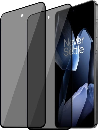 2x Geschikt voor OnePlus 13 - Privacy Screenprotector - Beschermglas - Privé GuardCover