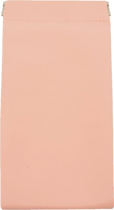 Knijpportemonnee / Brillenkoker - Roze | 18 x 8,5 cm | Kunstleer