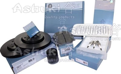Onderhoudspakket Toyota Aygo bevat 3x bougie, oliefilter, luchtfilter, interieurfilter, remschijven voor, remblokken voor en een carterplugring.