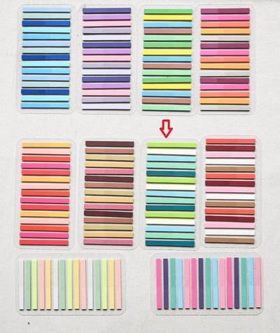 Index Tabs Sticky Notes – 300 tabs/stickers – 5 kleuren – Poolside Blauw/Groen – Notitie Stickers – Tab Stickers – Leuk Kerstcadeau, Sinterklaascadeau of Schoencadeau – Cadeaus onder €5 – Perfect voor Bullet Journal en Boek Annotatie