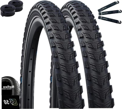 Fietsbanden Set - Banden Binnenbanden - All-Season Fietsen - GreenGuard Lekbescherming - 40-622 - Zwart