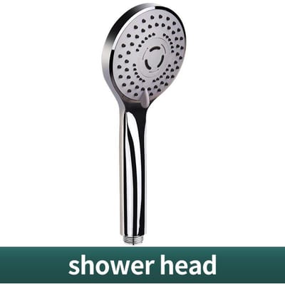 Ensemble de douche à main pressurisée pour salle de bain Accessoires Buse de douche Grand débit d'eau 5 modèles Adaptation universelle Économisez de l'eau gray