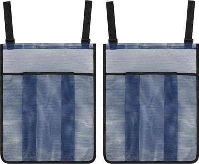 Opbergtassen Trampoline - Schoenenzakken Set - Outdoor Uitrusting - Versterkt Mesh Ontwerp - 2 Delig - Zwart