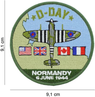 Embleem stof D-Day Spitfire