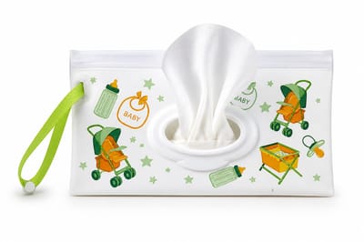 Billendoekjes Houder Natte Doekjes – Dispenser Box – Luchtdicht – Herbruikbaar – Voor Babydoekjes & Reinigingsdoekjes.