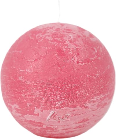 Rasteli Luz Your Kaars-Bolkaars Roze-Fuchsia Roze D 10 cm