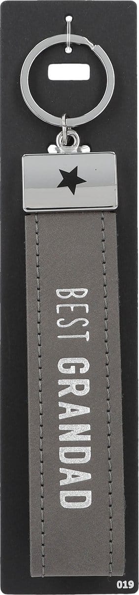 Depesche - Sleutelhanger "Do not forget me!" - motief 019 met de tekst "Best Grandad"