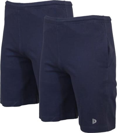 2-Pack Donnay - Ess. joggingshort (Roy) - Sportshort - Navy (010) - maat S