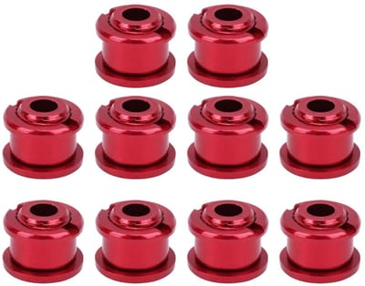 Fietsketting ringboutjes 4,9MM - Enkelvoudige snelheid - Lichtgewicht aluminium - Duurzaam en roestvrij - ShopVlot