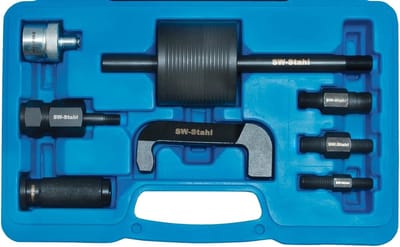 SW-Stahl 03686L injectorgereedschapset 8 tg. extra kort voor Mercedes Benz CDI