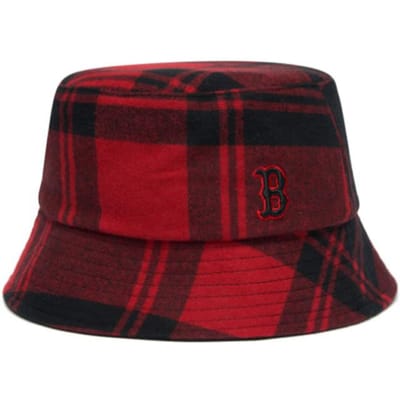 Chapeaux seaux en coton MLB Unisexes Rouge Mode 3AHTCW11643RDS 57 rouge