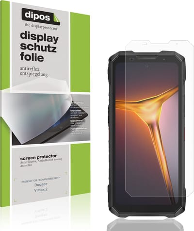 dipos – 4x Matte Beschermfolie geschikt voor Doogee V Max 2 | Krasbestendige & antireflecterende Screenprotector Ultra-Thin