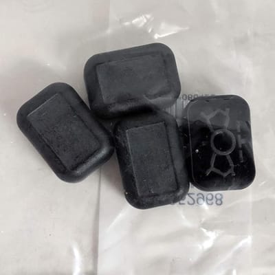 Famanu - Set van 4 plastic trekhaakbeschermdoppen, Ø50 mm, universele pasvorm