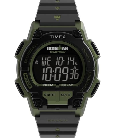 Timex Ironman Classic C30 TW5M64900 Horloge - Kunststof - Zwart - Ø 42 mm