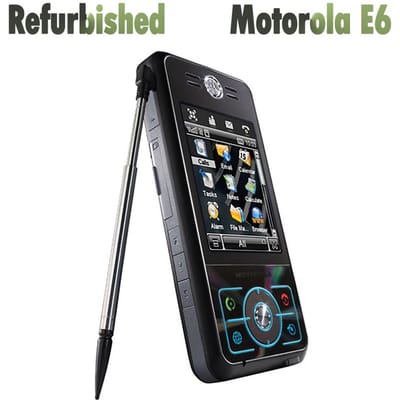 Gerenoveerde originele Motorola ROKR E6 2.4  2.0MP GSM 2G ontgrendelde mobiele telefoon simple set zwart