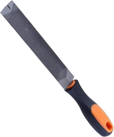 Metaalvijl - Driehoekige rasp - Metaal slijpen - Gehard staal - 6 inch - Zilver