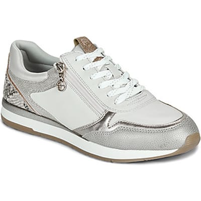 Tamaris sneakers dames wit beige