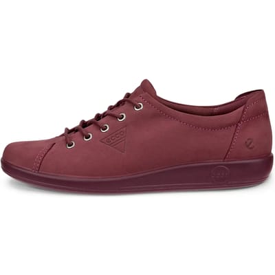 Ecco Soft 2.0 dames sneaker - Rood - Maat 39
