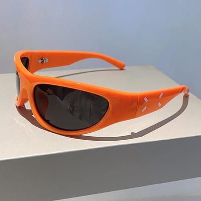 Y2K Vintage Luxe Designer Zonnebrillen Voor Dames Voor Heren Trendy Zonnebrillen Punk Stijlvol Voor Chauffeurs Zonnebrillen Rijden Sport Bril black