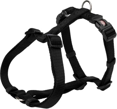 Trixie Premium H-harness XXS-XS: 20-32 cm/10 mm Zwart