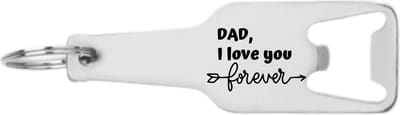 Akyol - papa ik hou voor altijd van je flesopener - Papa - familie - cadeau - 105 x 25mm