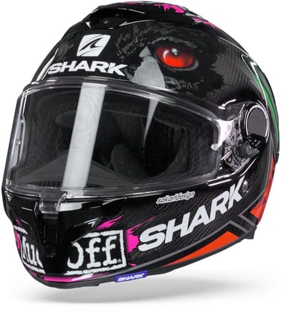 Shark Spartan GT Carbon Redding Carbon Red Green XL - Maat XL - Helm
