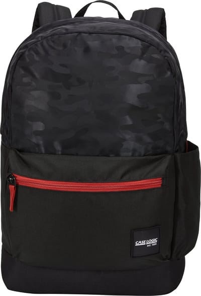 Case Logic Campus Founder 26L - Laptop Rugzak 15 inch - Zwart & Rood Camo