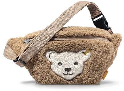 Steiff pluche heuptas teddybeer met squeaker bruin - kindertas 20 cm.