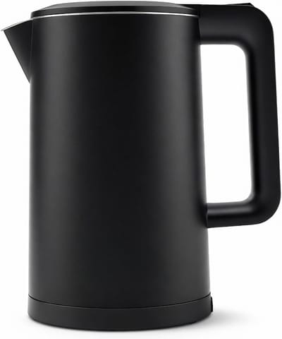 DnA® Waterkoker Retro - Elektrische Waterkoker - Vintage Waterkoker - Zwart- 35cm x 14cm x 29cm