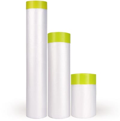 Afdekfolie en Plakband Set - Veelzijdig Schilderzeil voor Bescherming en Voorbereiding - 3 Maten Inbegrepen (55 cm, 140 cm, 270 cm)