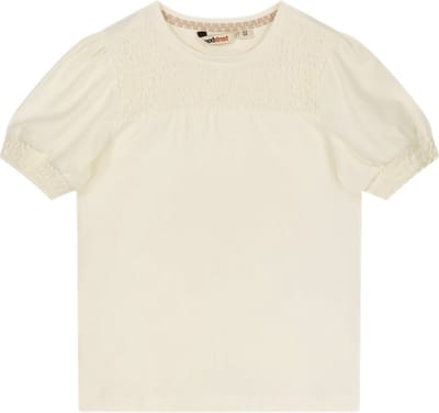 Moodstreet M402-5419 Meisjes T-shirt - Warm White - Maat 122-128