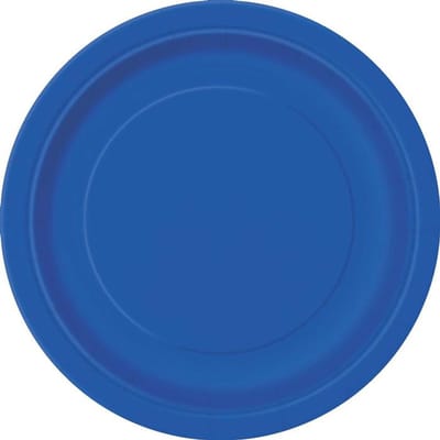 Borden royal blauw 18cm 8 stuks