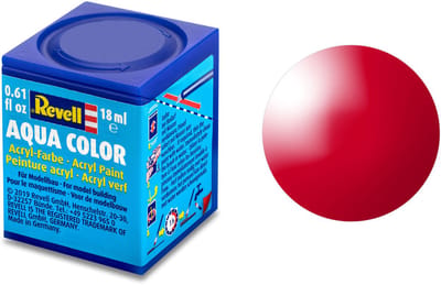 Revell Hobbyverf Acrylverf - Aqua #34 Italian Ferrari Red - Gloss - Acryl - Verf potje - 18 ml