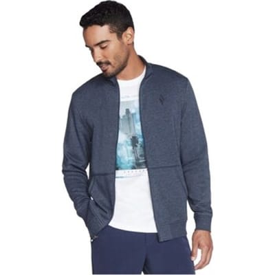 Skechers THE HOODLESS HOODIE GOWALK EV Heren Vest - Indigo