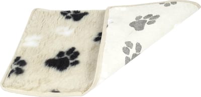 Hundos Vetbed met voetprint Maat XL 116 x 77 cm Beige