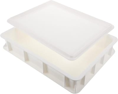 Deeg Bak - Rijsbak met deksel - Deeg laten rijzen - Commerciële kwaliteit - 40 x 30 x 9 cm