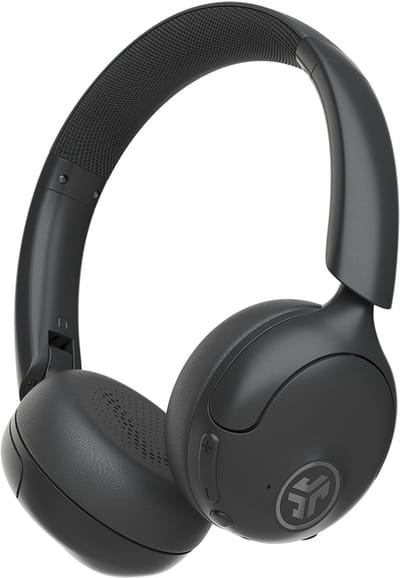 JLab Go Lux ANC Koptelefoon Draadloos – Hybrid Noise Cancelling Hoofdtelefoon – 70 Uur Batterijduur – On Ear Design - Bluetooth Multipoint – Aanpasbare Equalizer Instellingen – Inklapbaar Design Met Zachte Oorkussens - Zwart