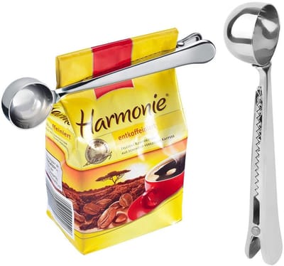 Dailygoods- Koffielepel 20ml RVS - Multifunctionele Lepel - Theelepel - Keuken Scoop - Antislip Handgreep - 16cm Grootte - Maatlepel