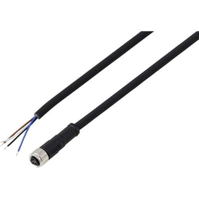TRU COMPONENTS TC-13751944 Aansluitkabel M8 x 1 Aantal polen (sensoren): 4 Bus, recht 2 m 1 stuk(s)