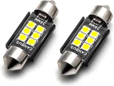 Dome - 39MM LED - CANBUS - 6SMD - Warm wit - 12V - Per stuk