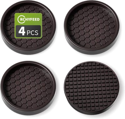 Meubel Caster Cups Antislip - Ronde Rubberen Voetjes voor Voorkomen van Bewegen en Krassen